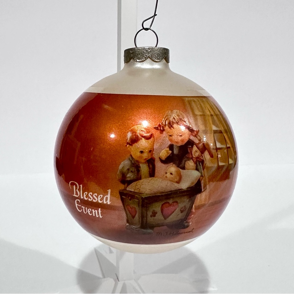 Vintage Hummel “Blessed Event” Christmas Ornament M.I. Hummel Nativity Scene